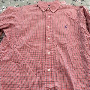 Ralph Lauren Red Plaid Men's Shirt